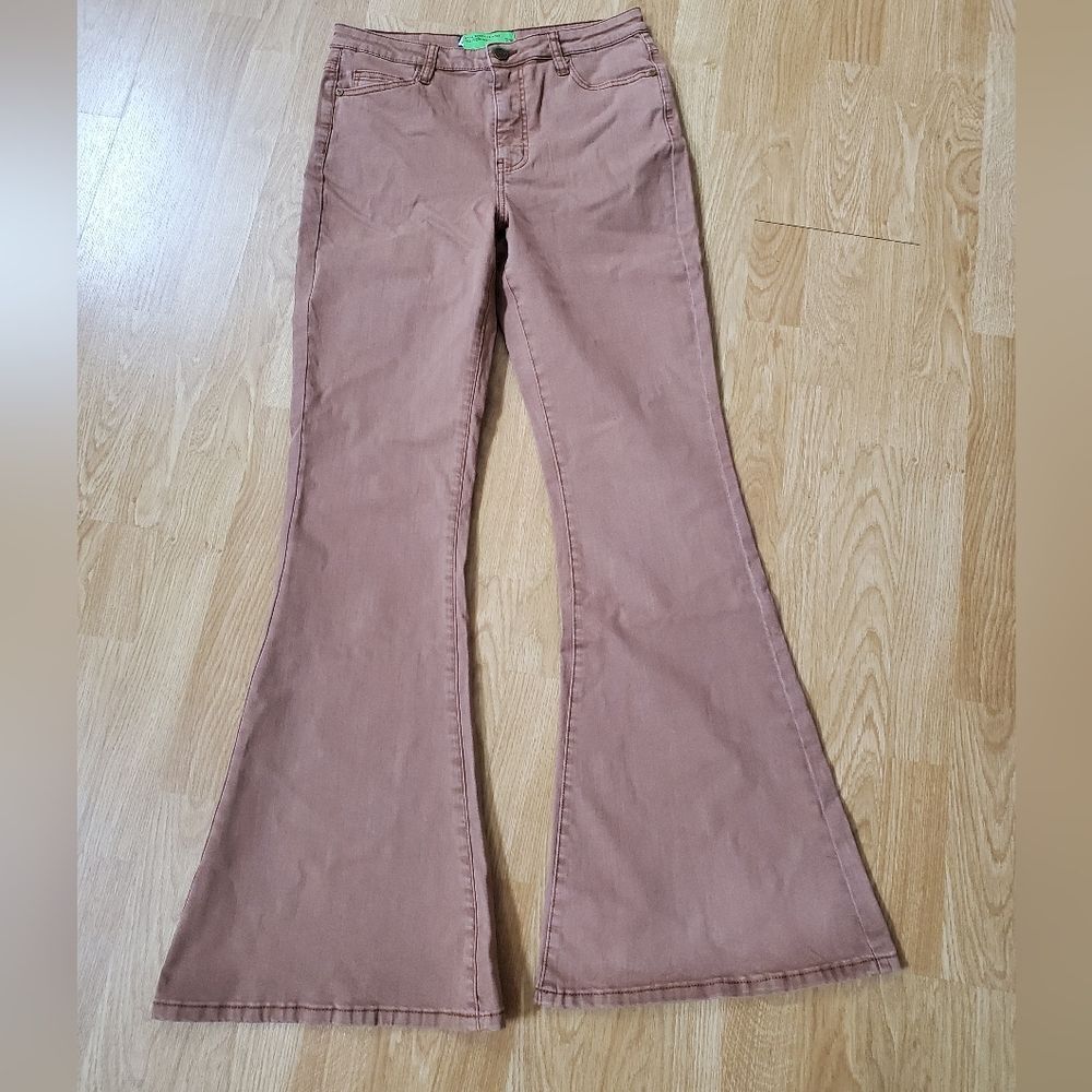 Free People X Sandrine Rose: Super Flare Bell Bottom Jeans - size 31